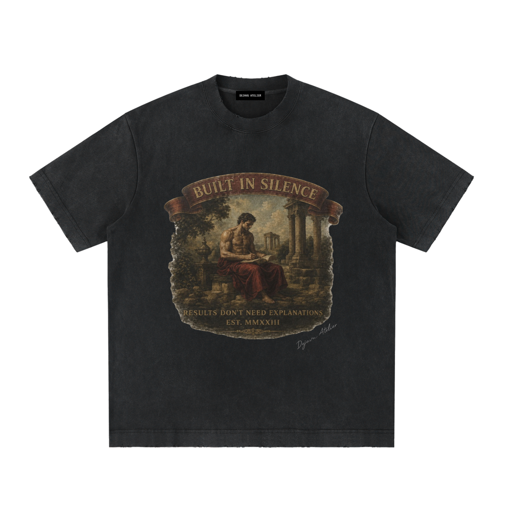 BIS Heavyweight Vintage Washed Frayed T-Shirt