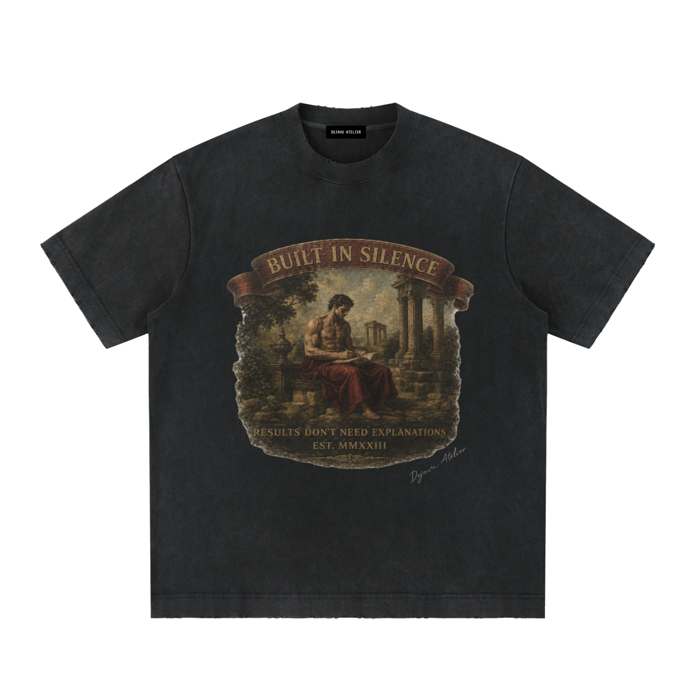 BIS Heavyweight Vintage Washed Frayed T-Shirt