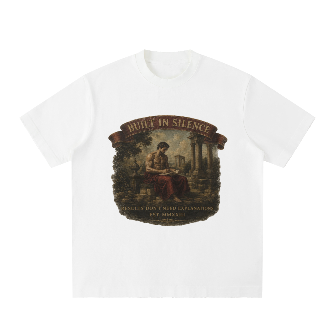 BIS Heavyweight Vintage Washed Frayed T-Shirt