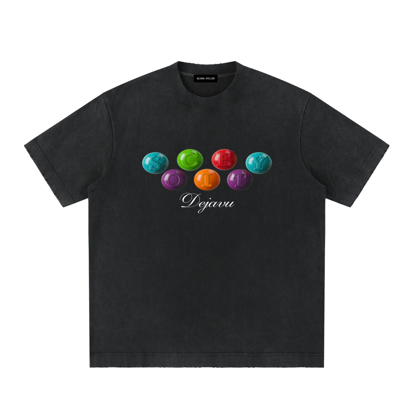 Heavyweight Vintage Washed Frayed T-Shirt