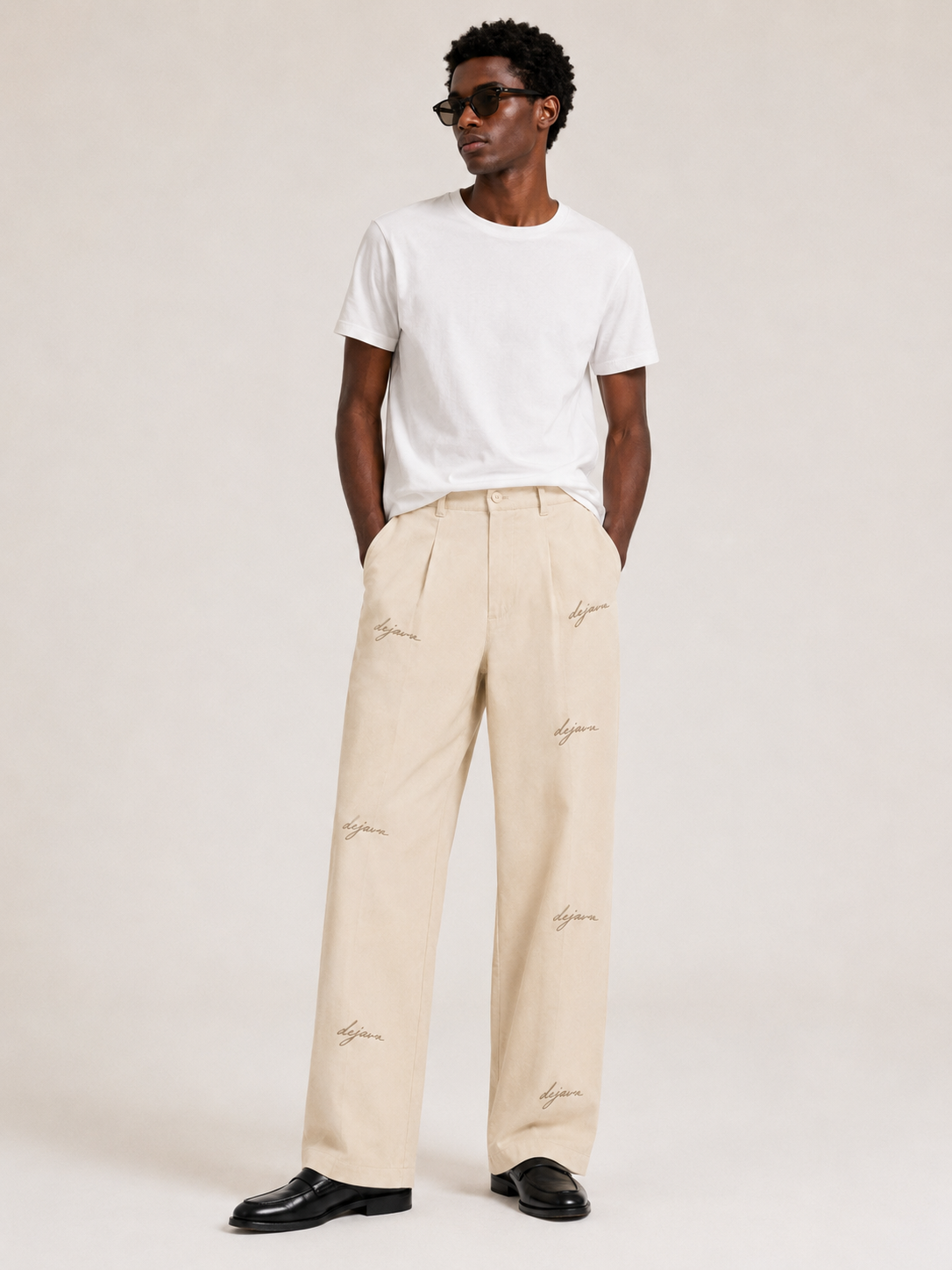 Signature Adjustable Waist Straight-Leg Pants