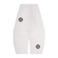 Unisex Vertical Stripe Drawstring Barrel Pants