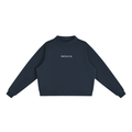 Essential Mock-Neck Crew Sweatshirt