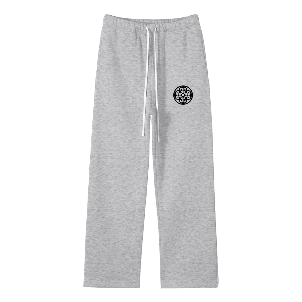 Unisex Solid Color Fleece sweat Pants