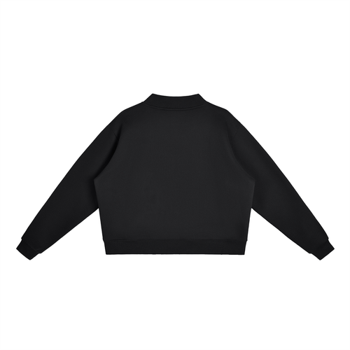 Essential Mock-Neck Crew Sweatshirt