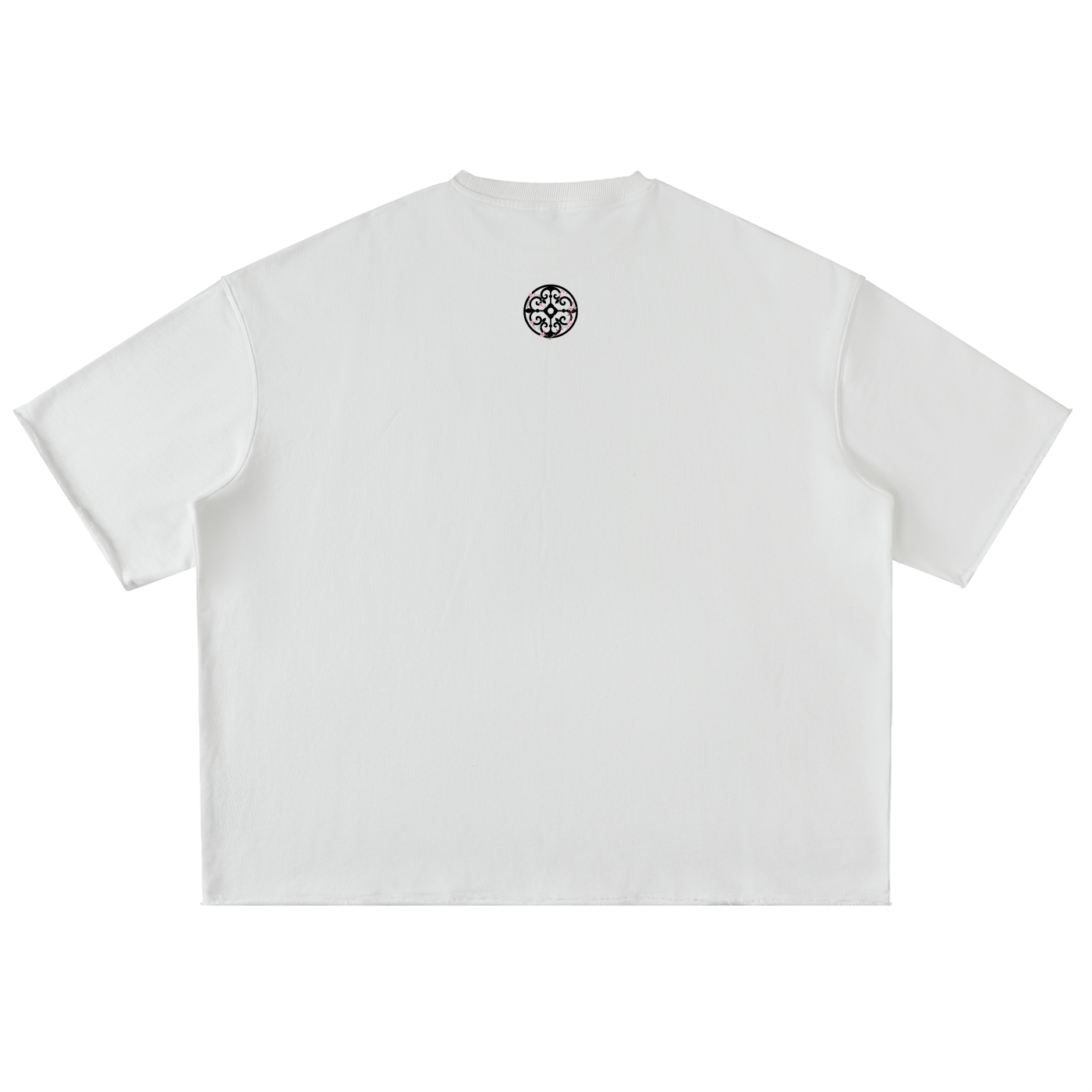 Washed Rolled Hem Half Sleeve T-Shirt