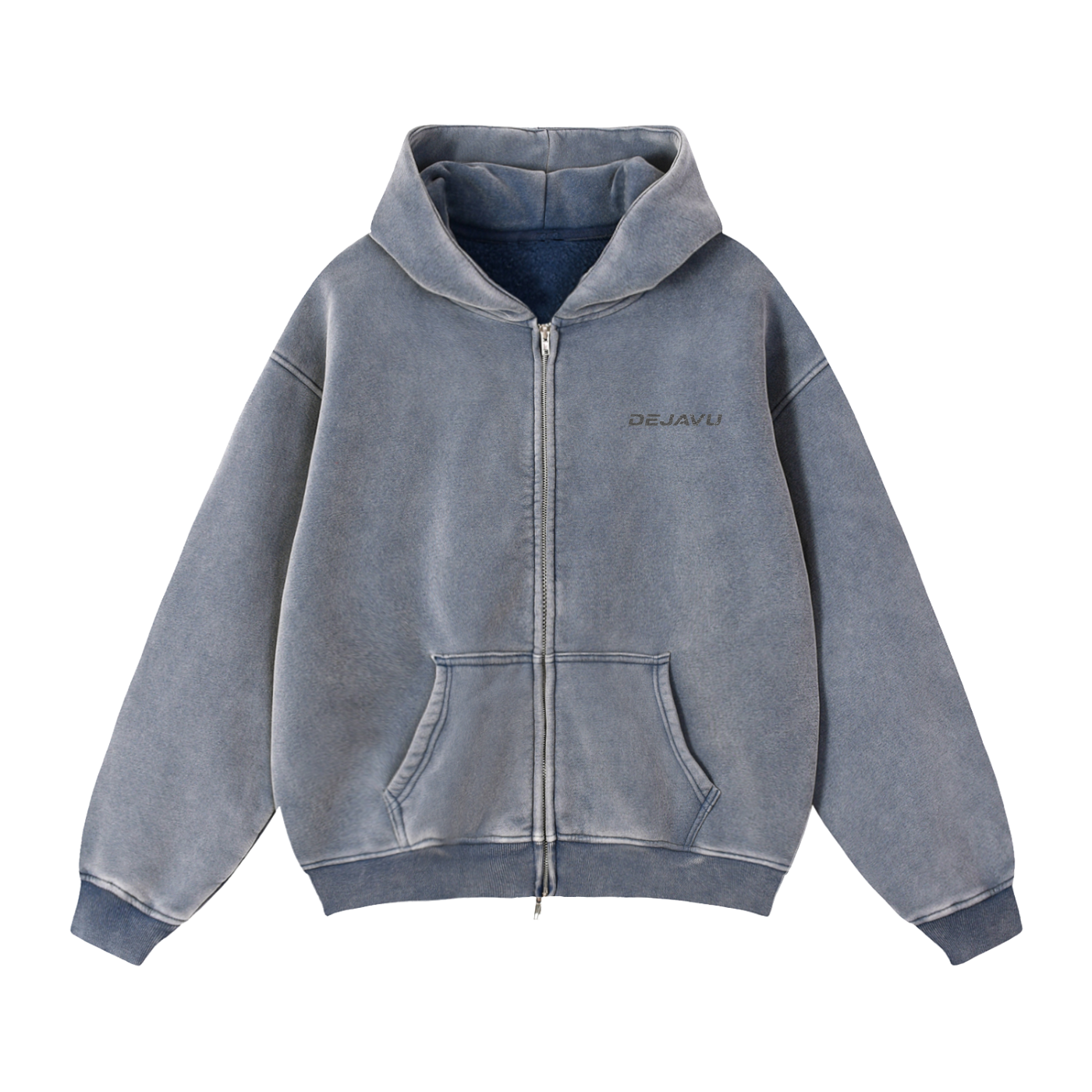 Mirage Zip-Through Boxy Fleece Hoodie