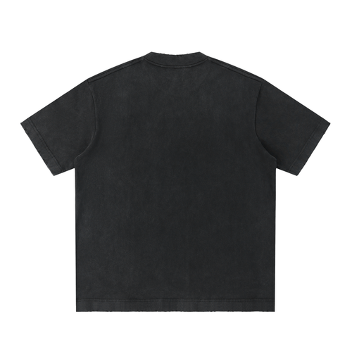 BIS Heavyweight Vintage Washed Frayed T-Shirt