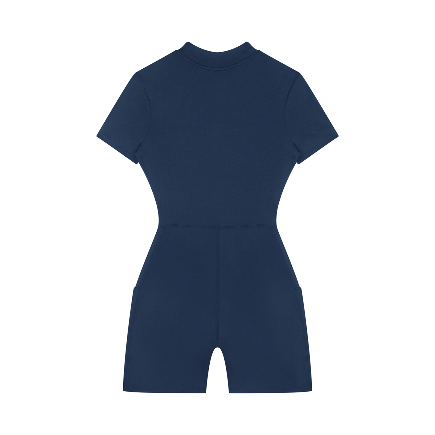 Ladies Zip Romper  - Blue